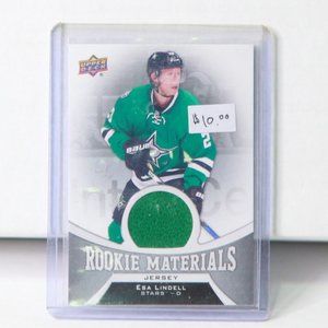 Esa Lindell Upper Deck Event-Used Jersey Card Dallas Stars 2016/17